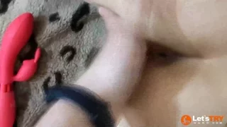 An attractive teen Zita fucks and gets an orgasm with cock and dildo frame 7