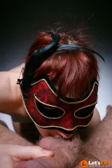 Dolores blowjob and anallover with Italian mask Preview picture 5